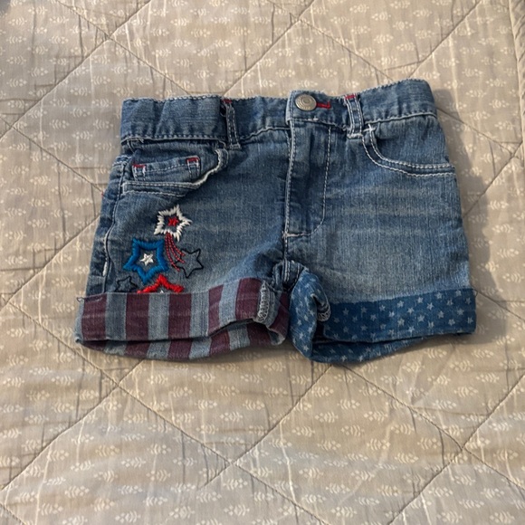 healthtex Other - Healthtex Denim Star Embroidered Shorts